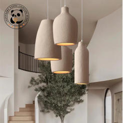 Decoration Home Wabi Sabi Pendant Light Restaurant Resin Art Hanging Lamps Designer Bedroom Bedside Lamp Living Room Chandeliers