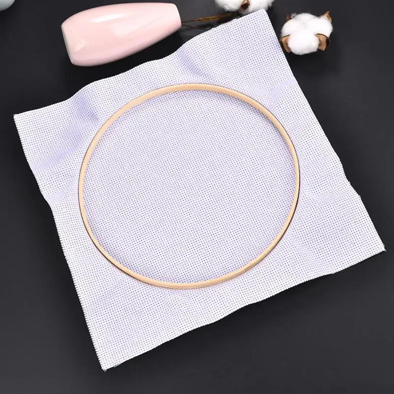 Description Picture 4 of item10pcs/Set Dia 10-30cm Wooden Embroidery Hoops Frame Set Bamboo Embroidery Hoop Rings For DIY Cross Stitch Needle Craft Tool