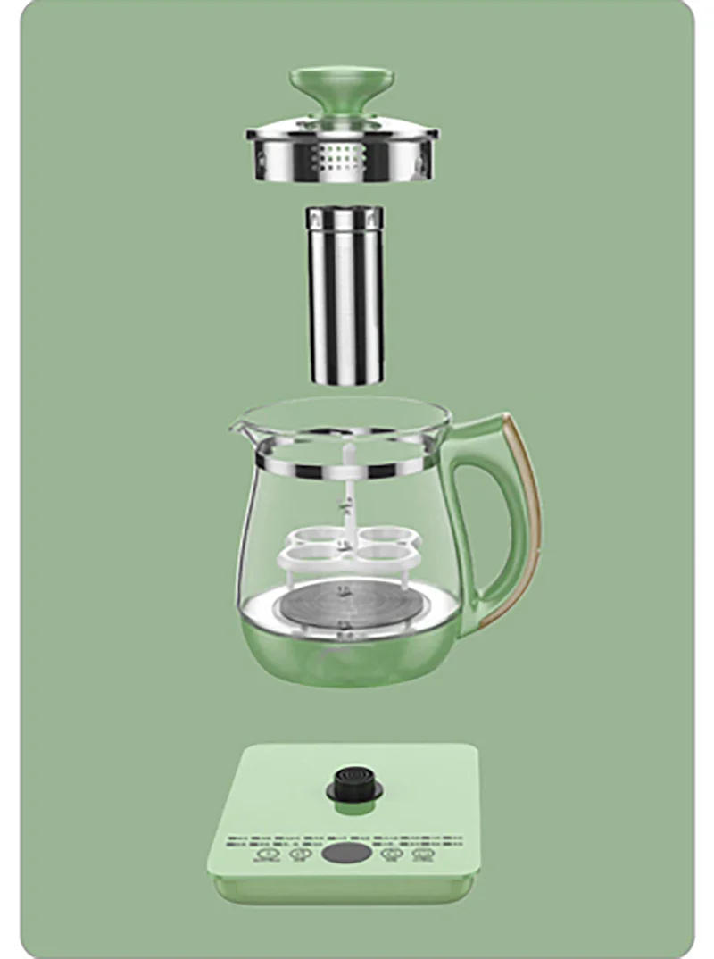 Description Picture 4 of item1.8L Green Multifunctional Touch Screen Electric Glass Kettle Water Boiling Tea Porridge Soup Stewing Healthy Pot Cooker