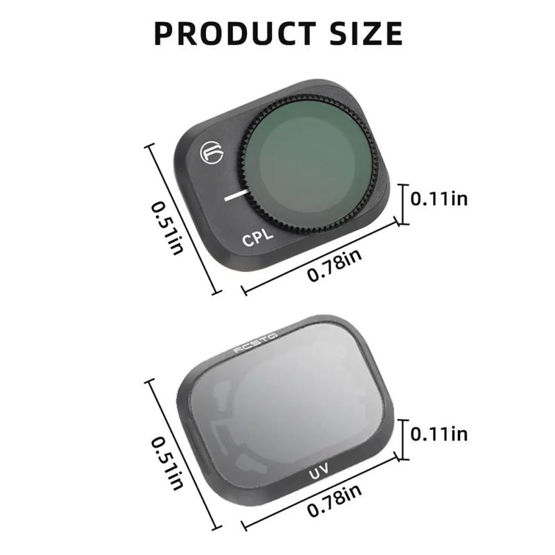 Description Picture 5 of itemAccessories Camera Drone Glass Filter Polarizer Lens Filters For DJI Mini 3 Pro For DJI Mini 3 Pro