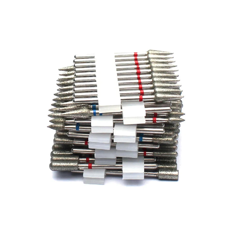 Description Picture 3 of item10pc/Set Diamond Nail Drill Bits Electric Manicure Drills Milling Cutters Kits Pedicure Files Gel Polish Tools Nail Accessories