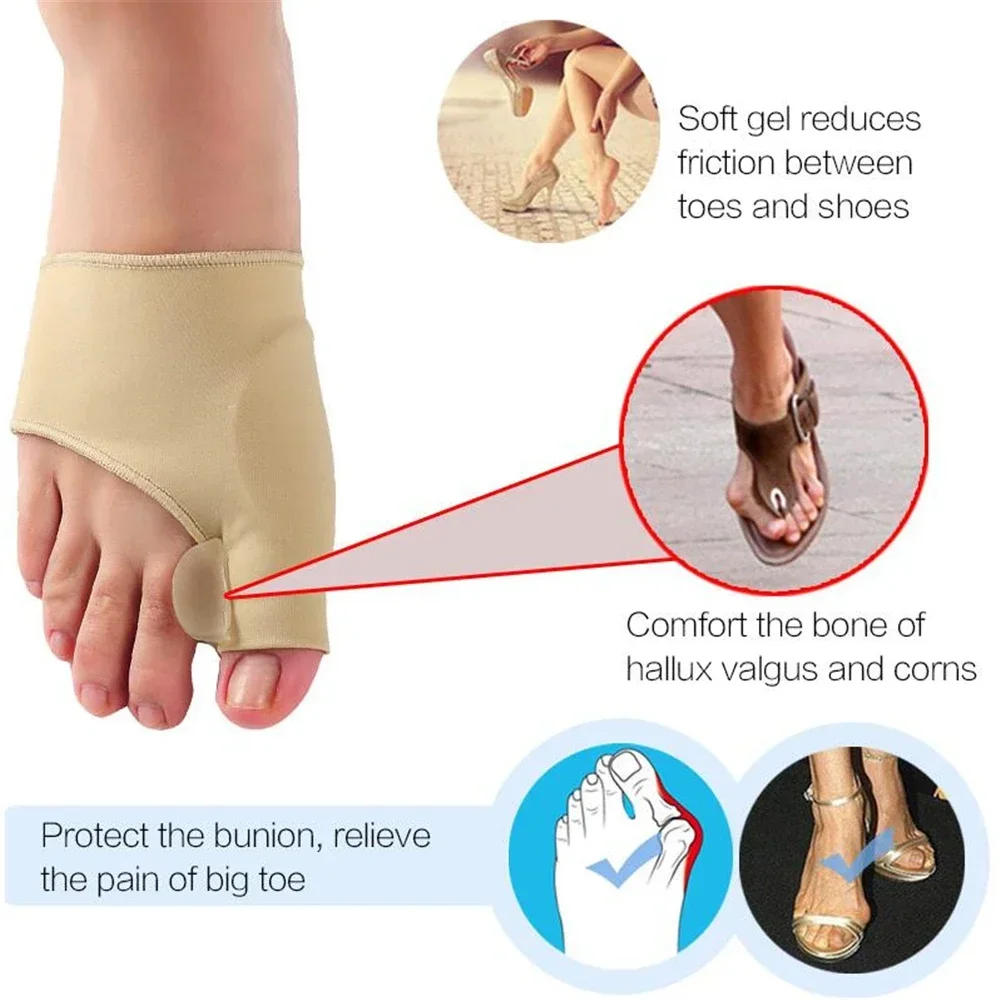 Description Picture 4 of itemToe Separator Hallux Valgus Bunion Corrector Toe Pain Relief Orthopedic Pedicure Tools Foot Care Corrector De Juanetes Para Pies