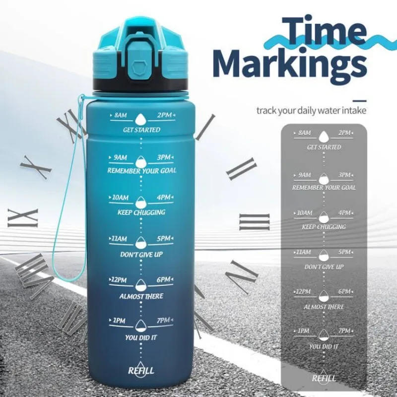 Description Picture 3 of itemNEW Summer 500ML Sports Water Bottle Tritan Portable Leak-proof BPA-free Drinking Bottle For Kids Protein Shaker Bottle Gourds