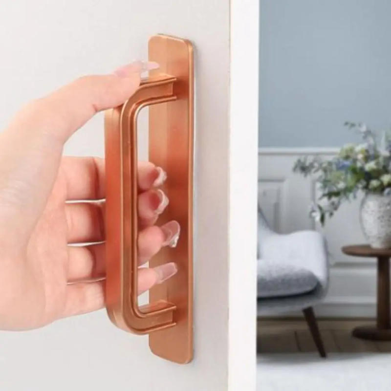 Description Picture 6 of itemNew Self-adhesive Drawer Handles Paste Plastic Door Handle Durable Multi-purpose Knob Auxiliary Device Window Cabinet