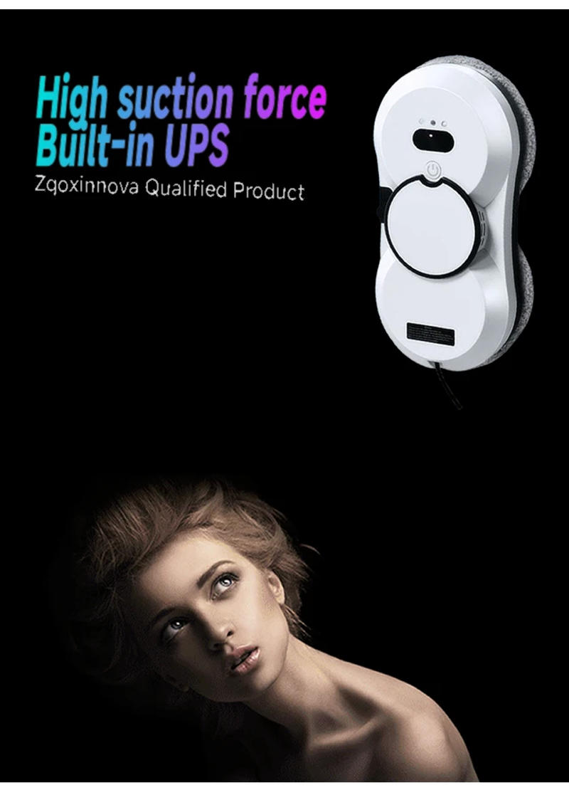 Description Picture 6 of itemUPS Robot for Washing Sindows Vacuum Cleaner Glass Washer Home Appliance Plaster Robot Smart Cleaning Robot Electric Floor Mops