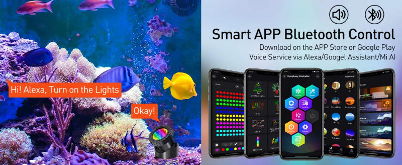 Description Picture 6 of item2/3/8/10 LED Lights Waterproof IP68 Underwater Fountain Pond Spot Light Landscape Spotlight For Garden APP Remote Control