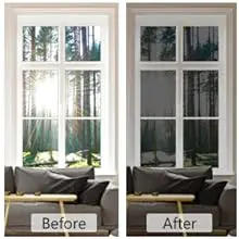 Description Picture 6 of itemSelf Adhesive Mirror Window Film Sunscreen Vinyl Glass Tinting for Decoration UV Protection Glass Sticker Solar Window Shades
