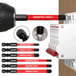 Electrician Screwdriver PZ/FL Screwdriver Bit Magnetic Batch Head Anti-slip FPH1 FPH2 FPH3 Nutdriver for Socket Air Switch Panel