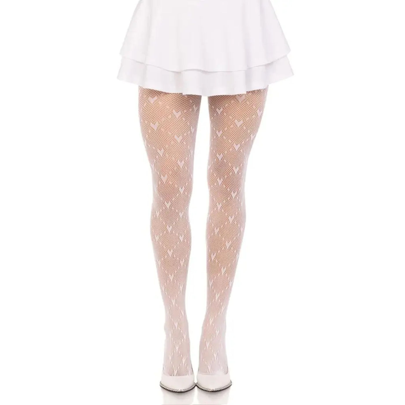 Description Picture 5 of itemSexy Tights Pantyhose Heart Flower Pattern Mesh Socks Punk Japanese Girls Lolita Ins Fishnet Stockings Leggings Stocking Hosiery
