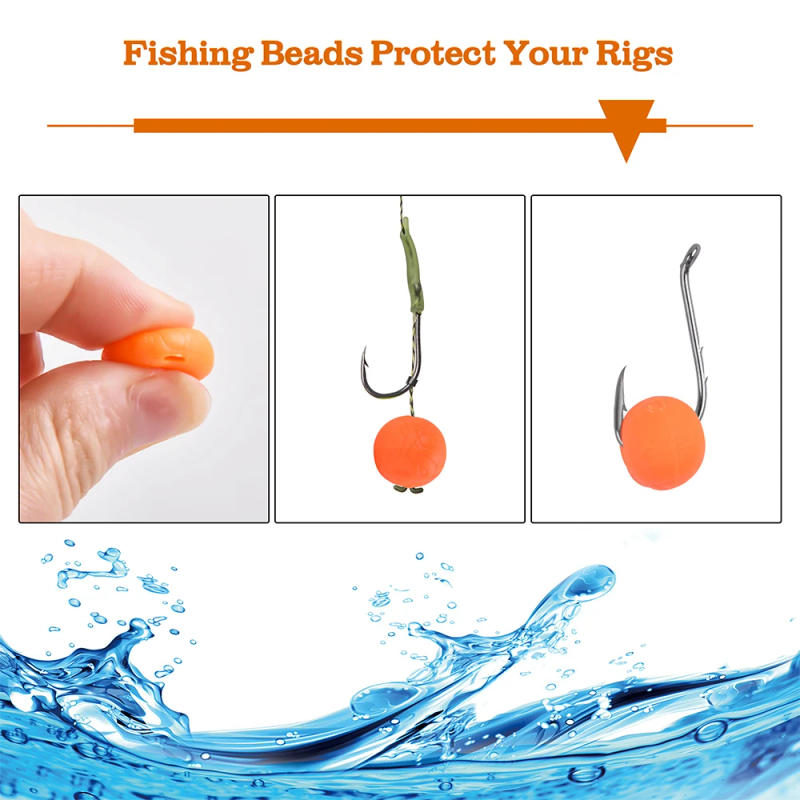 Description Picture 4 of item40Pcs/Box Soft Fishing Lure Floating Corn Fishing Ball Bead 12mm Carp Boilie Bait Float Bead Stopper Fishing Accessories Tackle