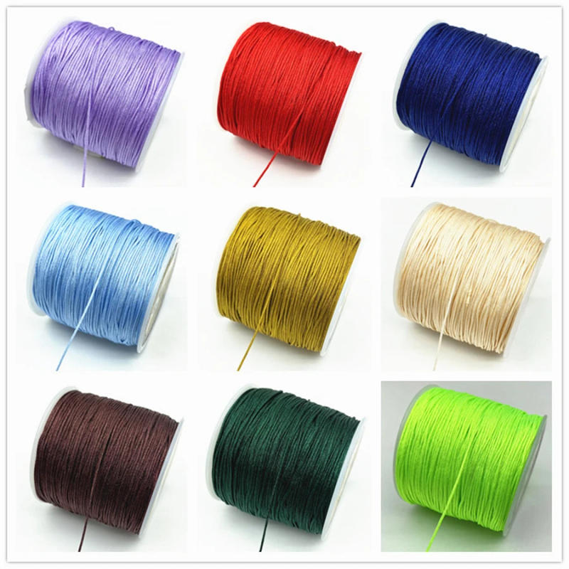 Description Picture 3 of item90 M Long 0.8mm Colored Nylon Thread for Jewelry Making DIY