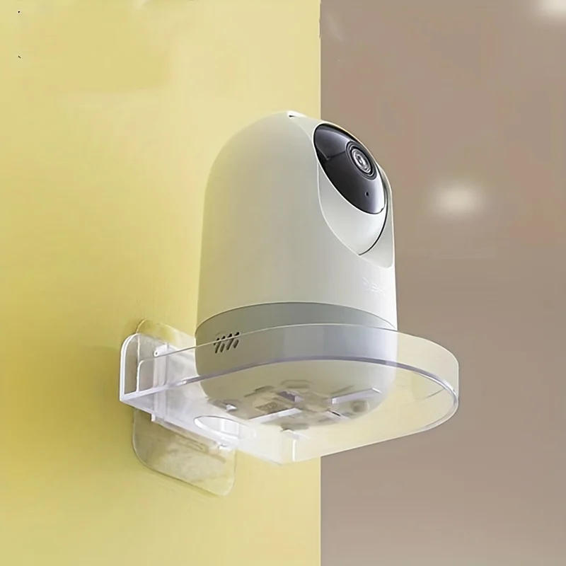 Description Picture 4 of item1/2pcs Adhesive Floating Shelf Perfect for Baby Monitor Security Office Home Decor Kitchen Bathroom Storage