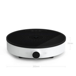 Induction Cooker Household Hot Pot Wok Soup Pot One Mini Touch Mute Smart Electronic Stove Black Crystal Panel Induction Cooker