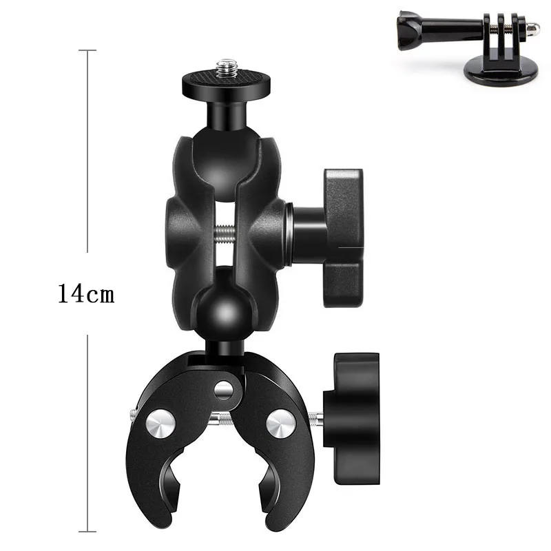 Description Picture 4 of itemMotorcycle Bicycle Handlebar Base Mount Bracket Clip for Insta360 X4 X3 GoPro 12 11 10 DJI Action 4 3 1.5m Extended Selfie Stick
