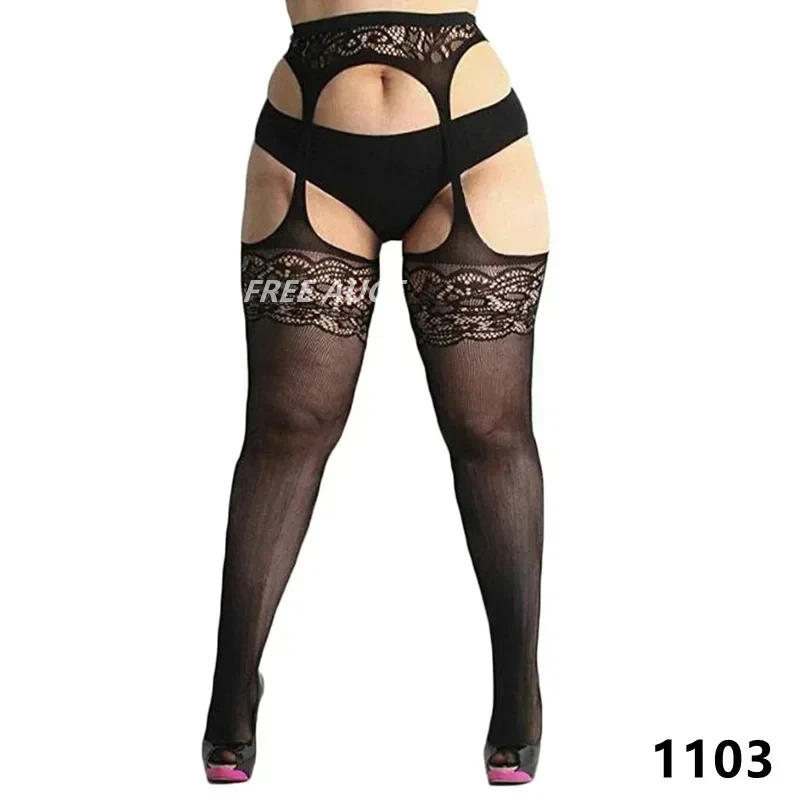 Description Picture 5 of itemOversized Pantyhose Fishnet Stockings Large Size for Women Lingerie Plus Size Sexy Tights