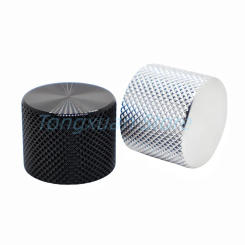 1pc Aluminum Alloy Knob Cap 21.5x17mm Car Volume Navigation Button Volume Potentiometer Switch Amplifier Knob 6mm Plum D Shaft