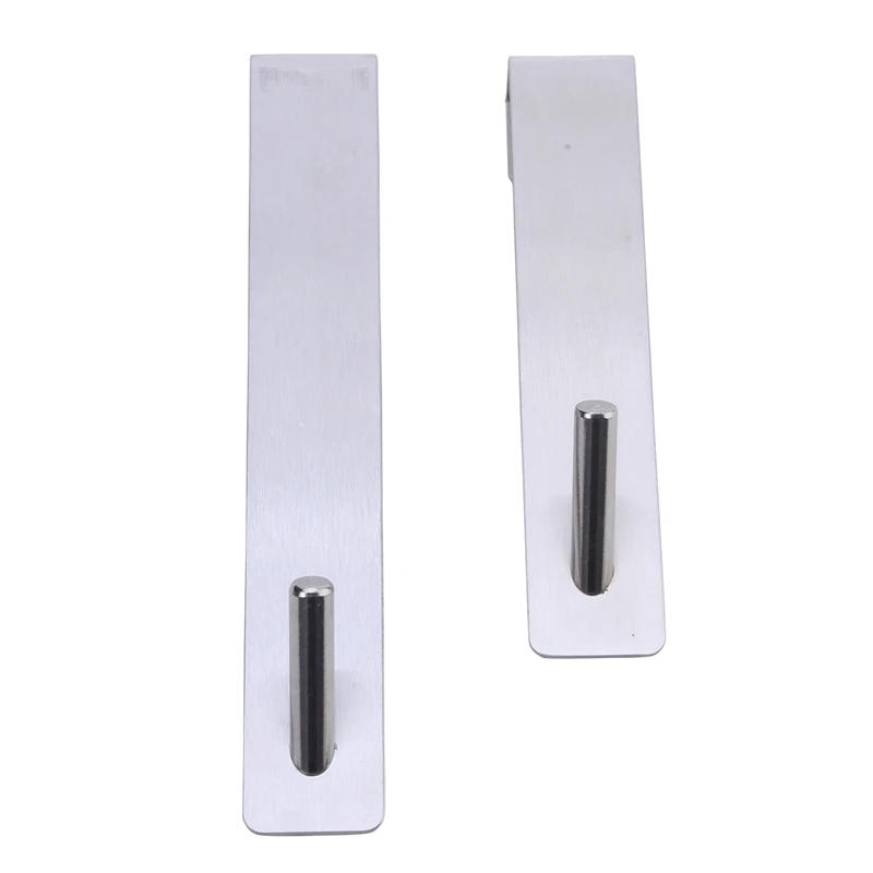 Description Picture 5 of itemStainless Steel Over Door Hanging Rack Bathroom Shower Door Hook For Towel Clothes Hanger Glass Door Bathroom Supplies