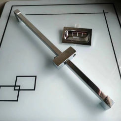 60cm stainless steel square shower sliding bar