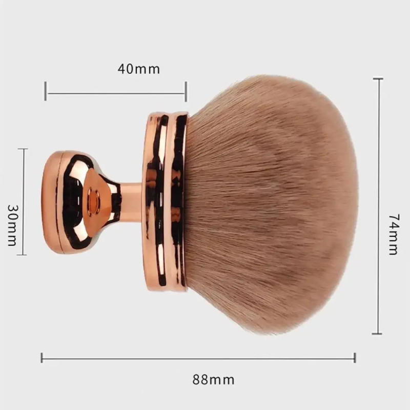 Description Picture 2 of itemExtra Large Body Makeup Brush 74mm Wide-headed Professional Self Tan Back Applicator Soft Synthetic Hair Kabuki Brush Bronzers