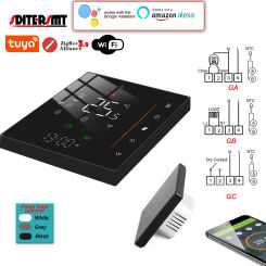 EU Alexa Google Tuya App Controls The Smart WiFi Thermostat Electric/Water Heating/Gas Boiler