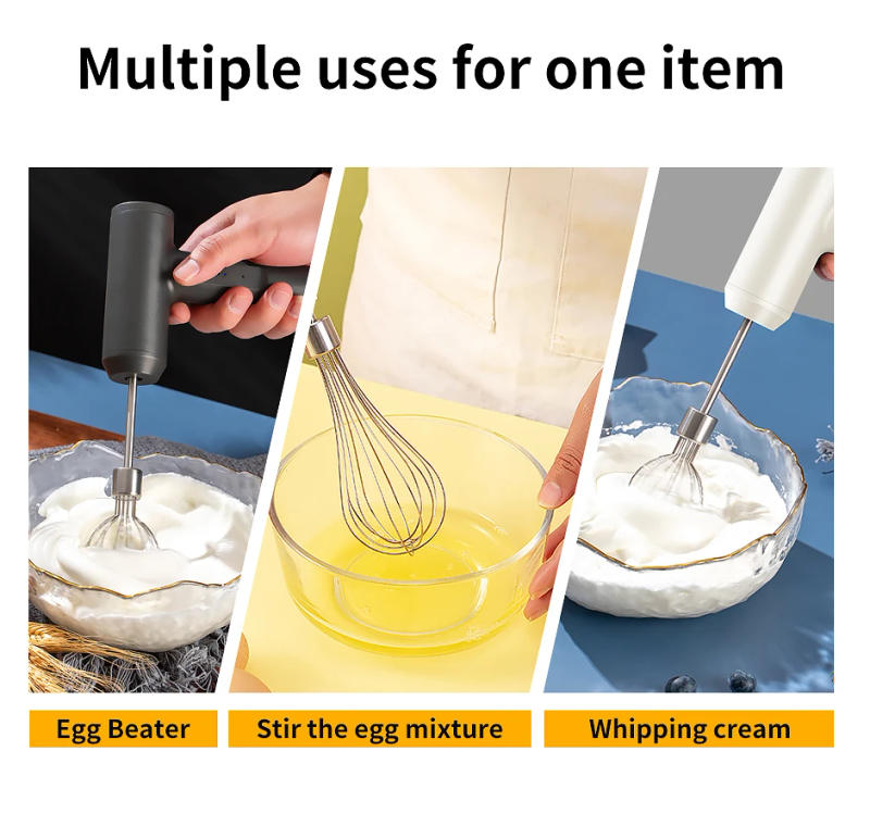 Description Picture 3 of itemWireless Electric Food Mixer Portable 3 Speeds Egg Beater Baking Dough Cake Cream Mixer Kitchen Tools