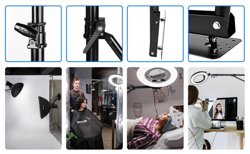 Description Picture 3 of itemSelens New Wall Bracket Camera Mount tripod Base Adjustable Arm Photo Studio Kits Photography Accessory For Softbox Ring Light