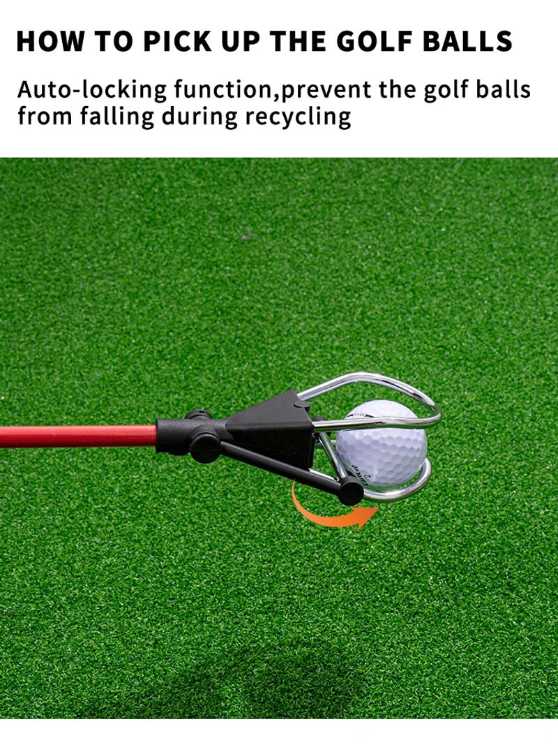 Description Picture 3 of item6FT/15FT Golf Ball Retriever, Telescopic Aluminum Pole, Durable and Lightweight, Easy to Use, Ideal for Quick Ball Retrieval