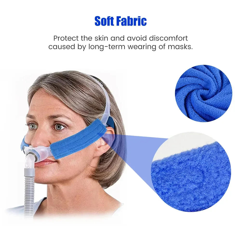 Description Picture 6 of item2-8Pcs Straps For CPAP Headgear Covers, Universal CPAP Strap Covers, Soft-Fleece Strap Pads, Reduce Red Marks & Skin irri-tation