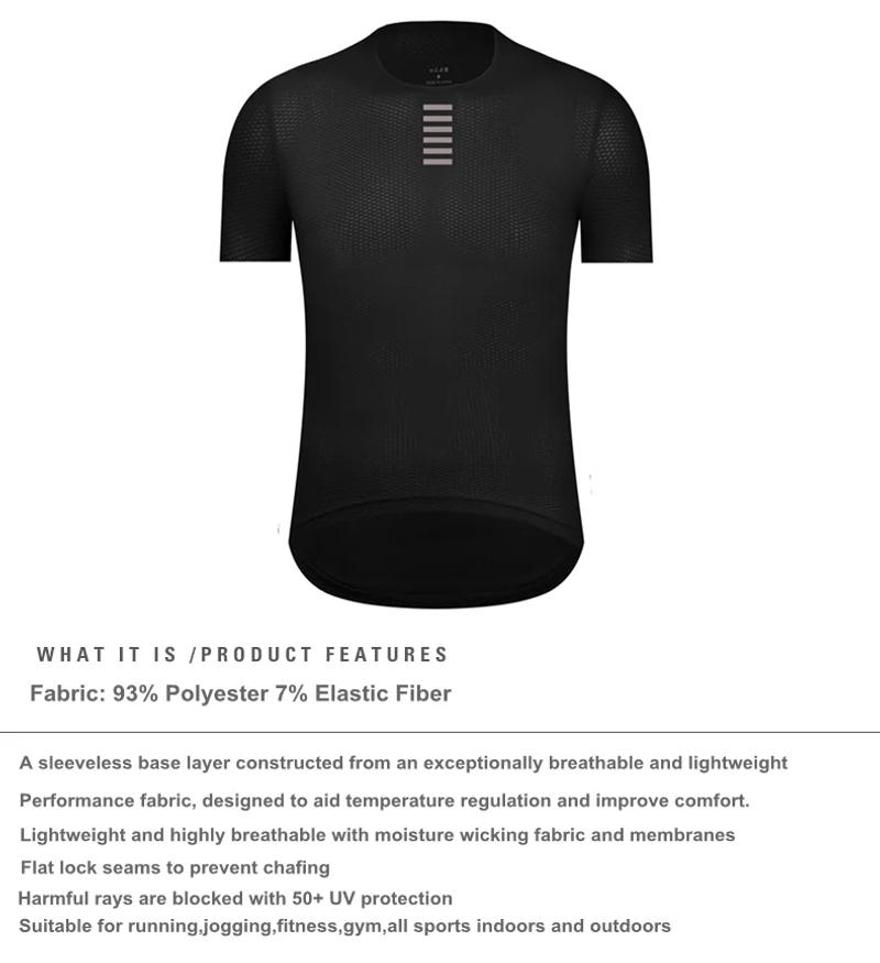 Description Picture 5 of itemSpexcell Rsantce 2023 Cycling Base Layer Short Sleeve Bike Sports Bike Shirt Underwear Racing Bicycle Jersey Shirt Undershirt