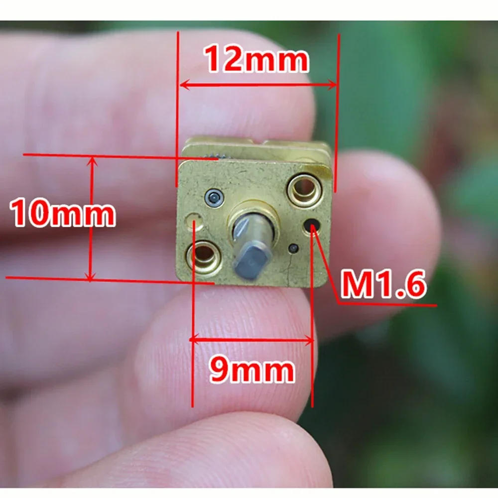 Description Picture 3 of item5pcs/lot Reduction Gearbox All Metal Gear Reducer Motor Parts 1: 298 Reduction Ratio for N20 Gear Motor