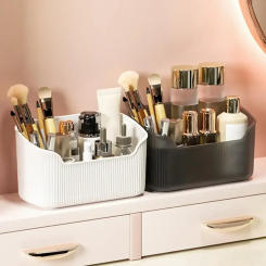 Makeup Drawer Cosmetics Storage Box Plastic Makeup Organizers Storage Jewelry Display Case Divided Makeup Boxes Container