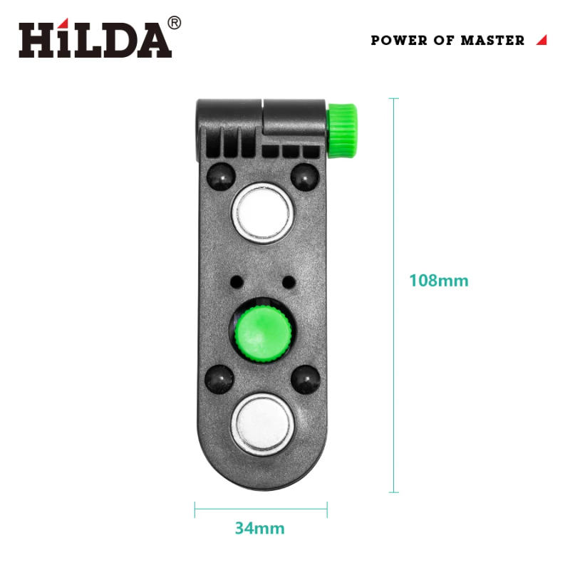 Description Picture 4 of itemHILDA Mini Laser Level Wall Bracket Adjustable 180° For 1/4" Thread Laser Levels Support Wall Mounted Holder Strong Magnet