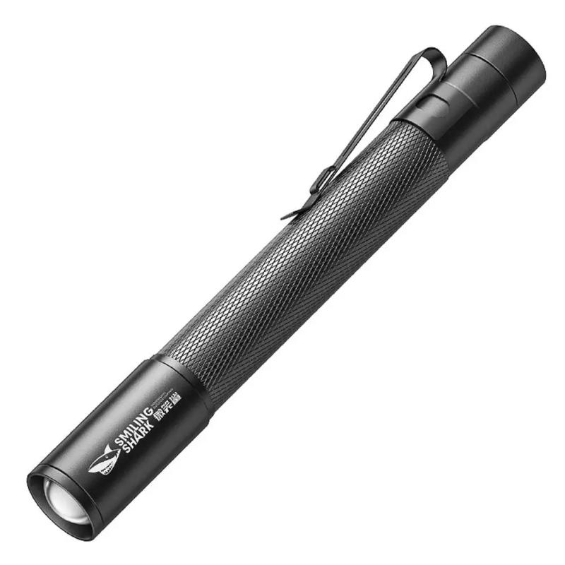 Description Picture 4 of itemSD1211 Pen Light Portable Zoomable Flashlight Rechargeable Waterproof Torch Light For Camping Hiking Outdoors J4F0