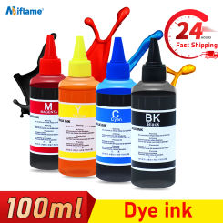 100ml Universal Dye Ink Kit For HP Canon Epson Brother Lexmark  Deskjet Inkjet Printer Tank Cartridges CISS Refill Dye ink