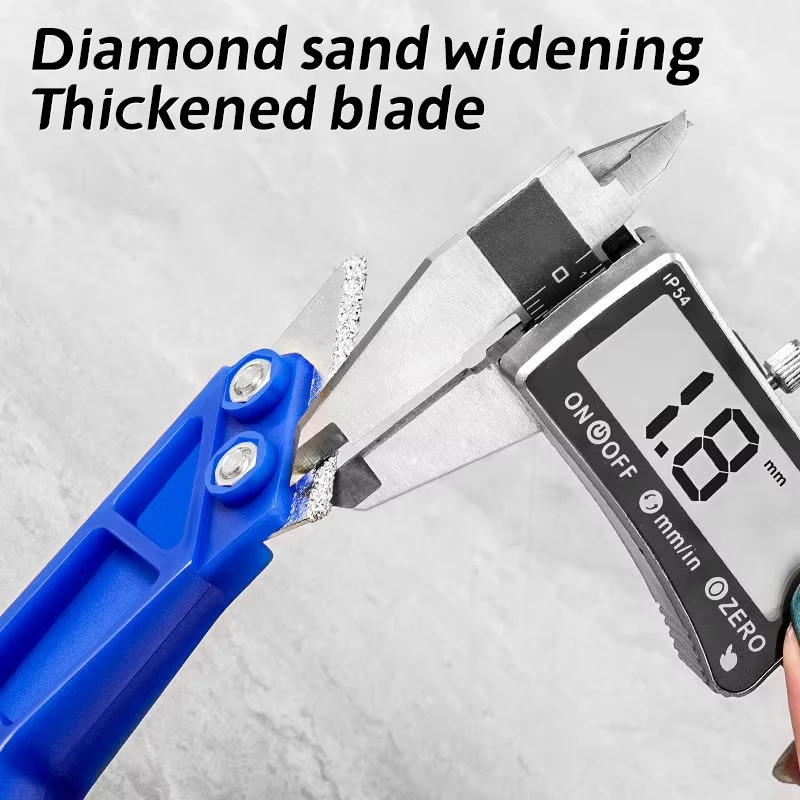 Description Picture 6 of item1 Pcs Diagonal Scraper Blade For Wall Floor Tile Gap Cleaning Durable Tungsten Carbide Knife Blade Household Dust Removal Tools