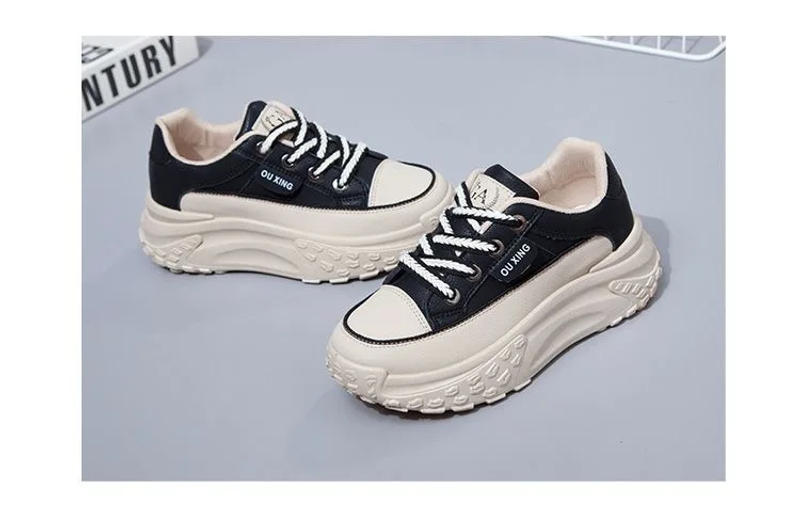 Description Picture 5 of itemRetro Women Shoes Spring Platform Shoes Casual Sneakers Versatile Fashion Designer Shoes High Quality Women Sneakers