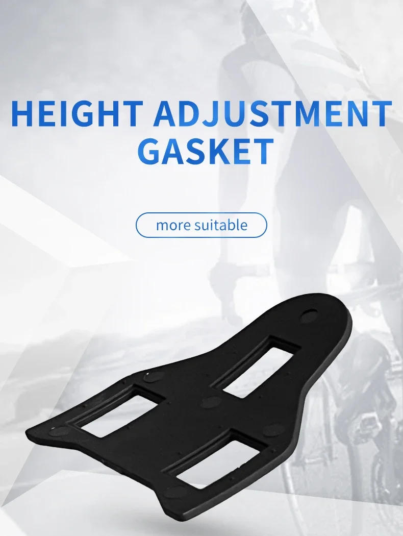 Description Picture 2 of itemBike Pedal Cleat Spacers Bicycle Cleat Adjustment Pads fit SPD-SL System Road Cycling Pedal Clamp Spacers Bicycle Accessories