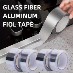 10M roof waterproof tape Aluminum Foil Tape Heat Resistant Tape Heat Shield Thermal Barrier Adhesive Backed Heat Reflective