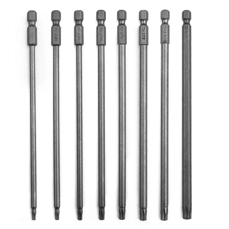 Description Picture 3 of item1Pc 150mm Long-T40 Magnetic Torx Screwdriver Bits Set Electric Screwdriver Head T8,, T15, T20, T25, T27, T30,T40