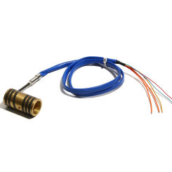 LUJINXUN Customized Injection Mould Mini-Press Brass Coil Heater with K Thermocouple 14mmx95-110mm 220V Copper Band Heater 1pc