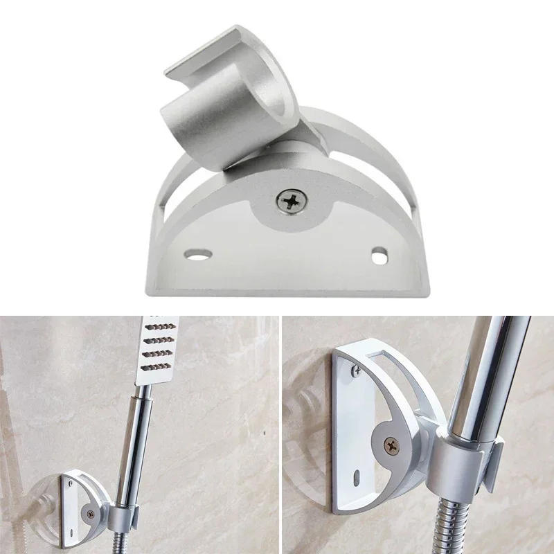 Description Picture 3 of itemHandheld Shower Head Holder Bathroom Wall Mounted Aluminum Drilling Bracket For  Bathroom Fixture Hardware