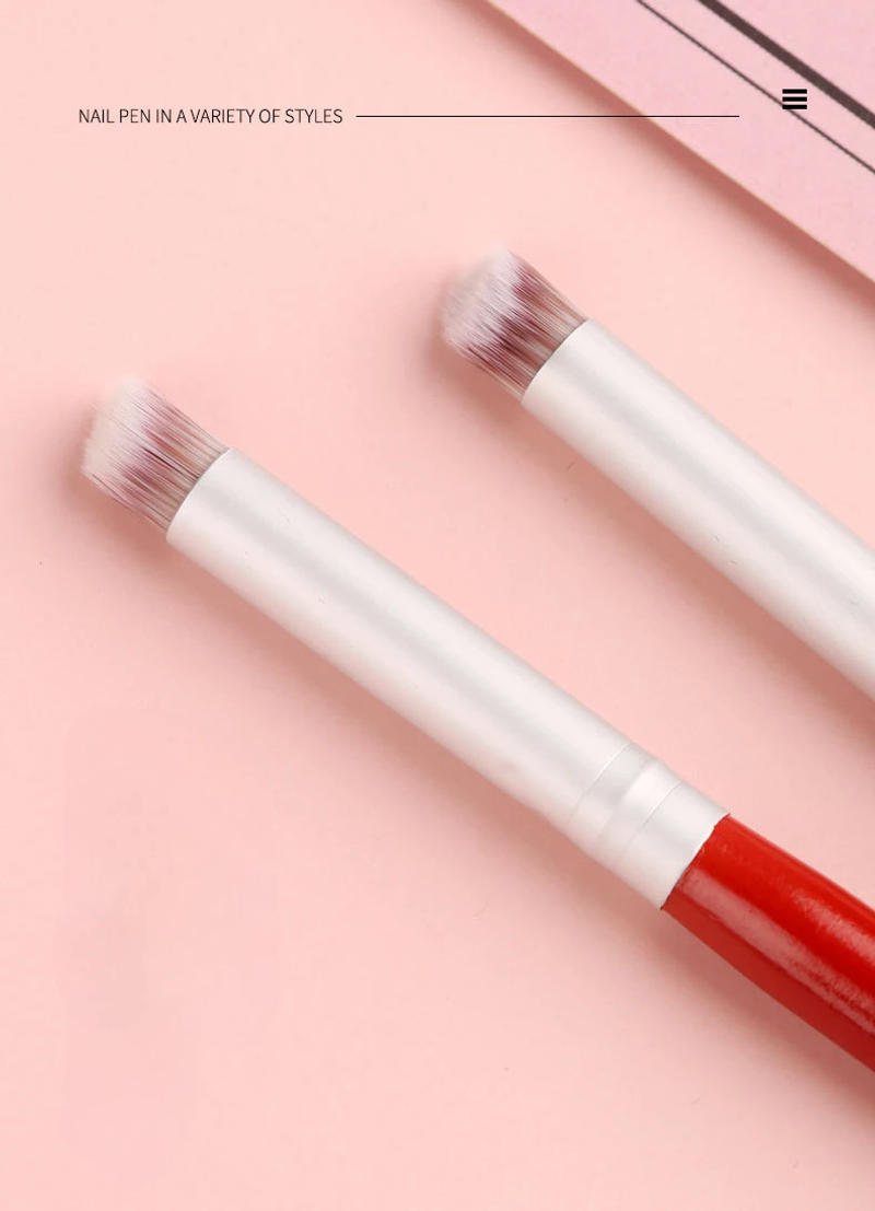 Description Picture 6 of itemGradient Smudge Nail Brush Art Brushes for Manicure Uv Gel Polish Draw Paint Wooden Pen Nail Tools Accesoires Set