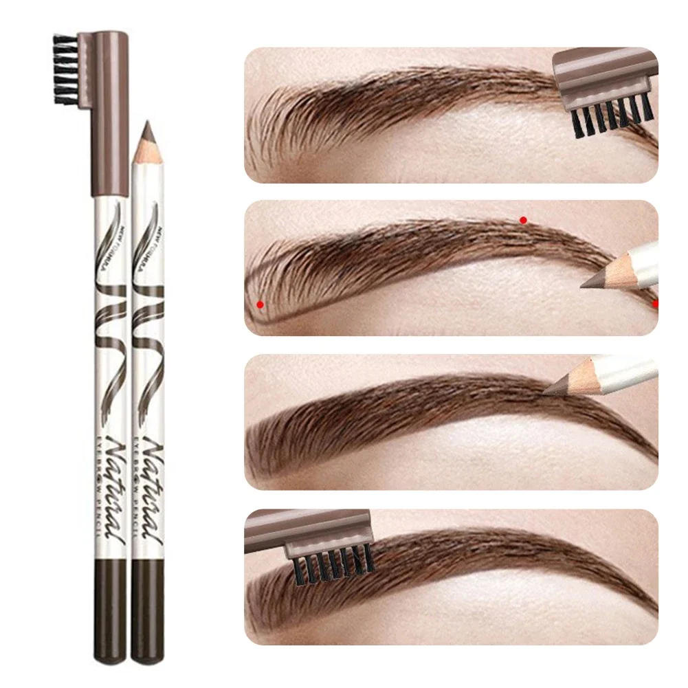 Description Picture 6 of item5 Colors Eyebrow Pencil Makeup Menow Eyebrow Marker Waterproof Eye Brow Tattoo for Eyebrows Enhancer Dye Tint Pen Long Lasting