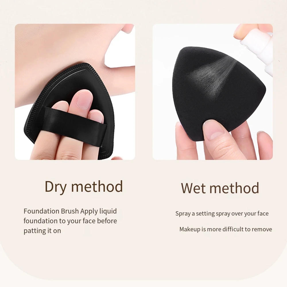 Description Picture 3 of itemPowder Puff & Powder Foundation Brush & Box Ultra-thin One-line Smear-proof Foundation Brush Soft Sponge Puff Blender Sponge