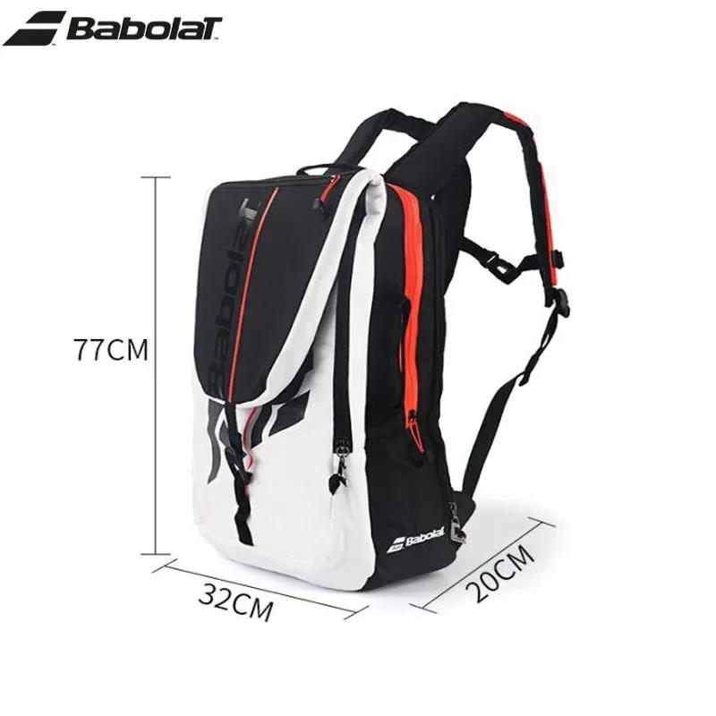 Description Picture 4 of itemBabolat Foldable Tennis Backpack Pure Strike For Women Men Racket Bag Tennis Racket Backpack Babolat 3R Badminton Tennis Bags