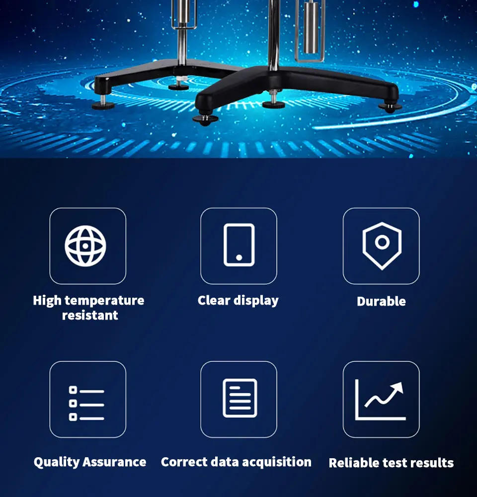 Description Picture 3 of itemViscosimeter Lab Testing Equipment Digital Sensor Rotary Viscometer Oil Glue Viscosity Meter Measuring Devices