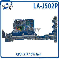 AE LA-J502P Laptop Motherboard For HP ENVY 17-CG 17M-CG GPI70 L87979-601 L87978-601 Mainboard with CPU I5 I7 10th Gen