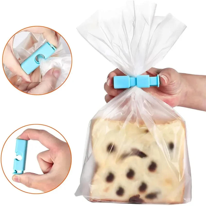 Description Picture 6 of item12/6/3Pcs Food Sealing Clips for Fresh Bread Snack Bag Clip Reusable Food Storage Plastic Spring Clamp Home Kitchen Sealed Tools