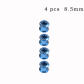 4pcs Blue 8.5mm