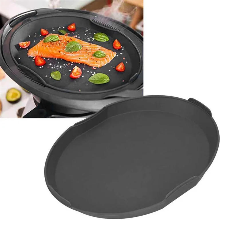 Description Picture 4 of itemSilicone Baking Mat Steamer Steaming Tray Dish Pan For The Varoma Insert Base of Thermomix TM31 TM6 TM5 kitchen accessories